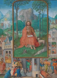 Manuscript Illumination with Scenes from the Life of Saint John the Baptist, c.1515